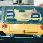 Capota de lona para buggy que amplia o espaço do banco traseiro