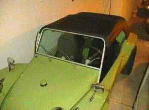 Capota conversível em um buggy
