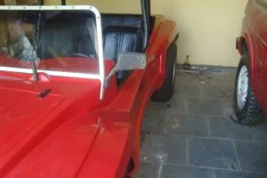 Espelho de moto no buggy