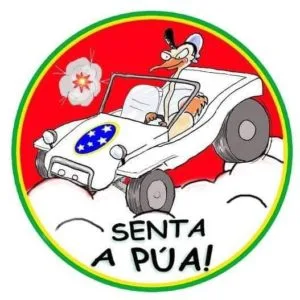 As várias faces do Planeta - Senta a púa - avestruz em um buggy