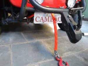 Detalhe da corrente encapada