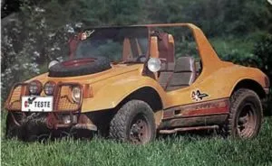 Estepe sobre o capô - Buggy Cheda Selva