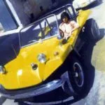 buggy - de Fusca sobre o paralamas do Glaspac