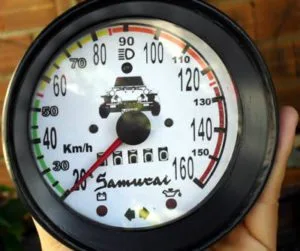 Personalizando o velocímetro original do Fusca. Personalização finalizada