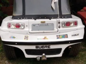 Parachoque traseiro do Buggy Bugre
