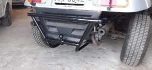 Parachoque traseiro em buggy