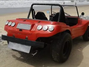 Parachoque traseiro do Buggy Toy, em fibra de vidro