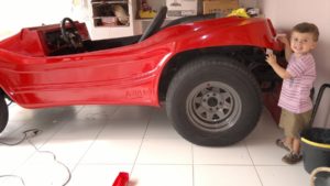 Reforma do Buggy Abais do Ricardo - pintura