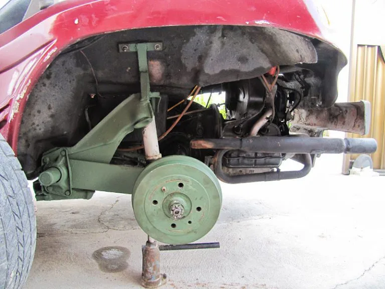 Reforma do Buggy Abais do Ricardo - suporte traseiro