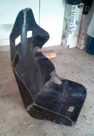Banco de Buggy - fazendo a estrutura de metal