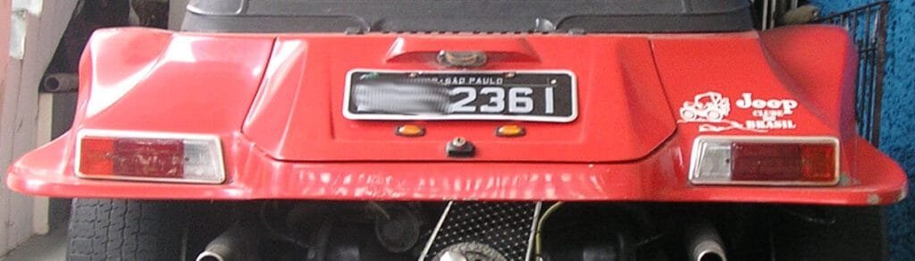 buggy pode ter placa preta